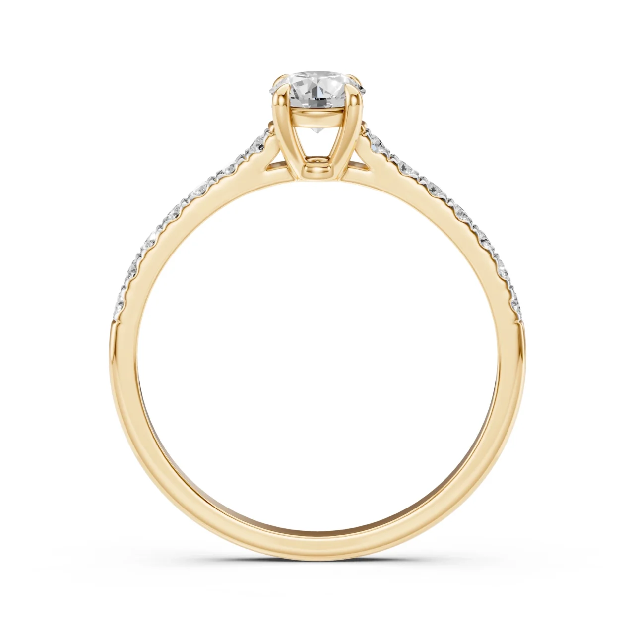 Каблучка Солітер Вічність 0.5 ct — фото 4