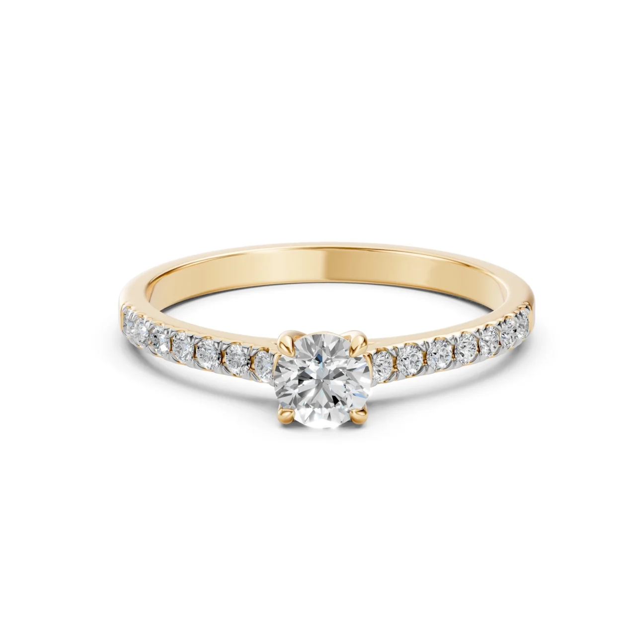 Каблучка Солітер Вічність 0.5 ct — фото 5