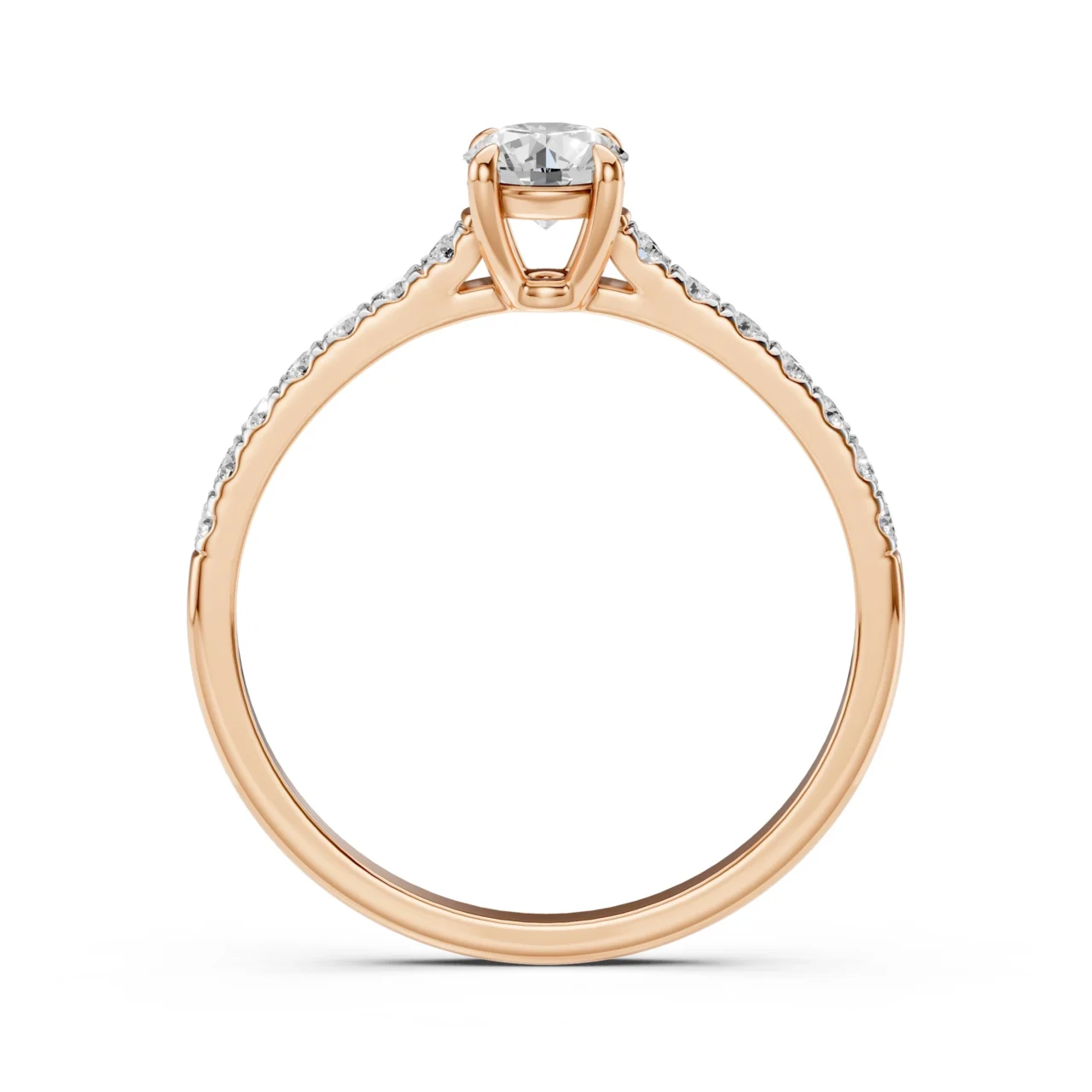 Каблучка Солітер Вічність 0.5 ct — фото 7