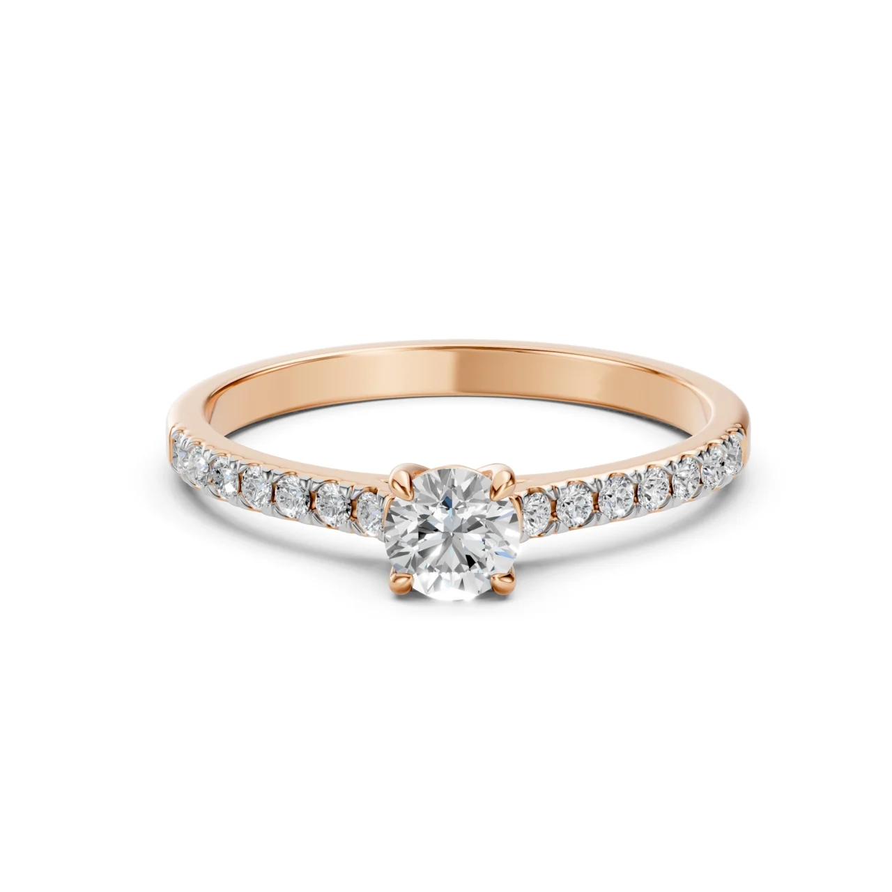 Каблучка Солітер Вічність 0.5 ct — фото 8