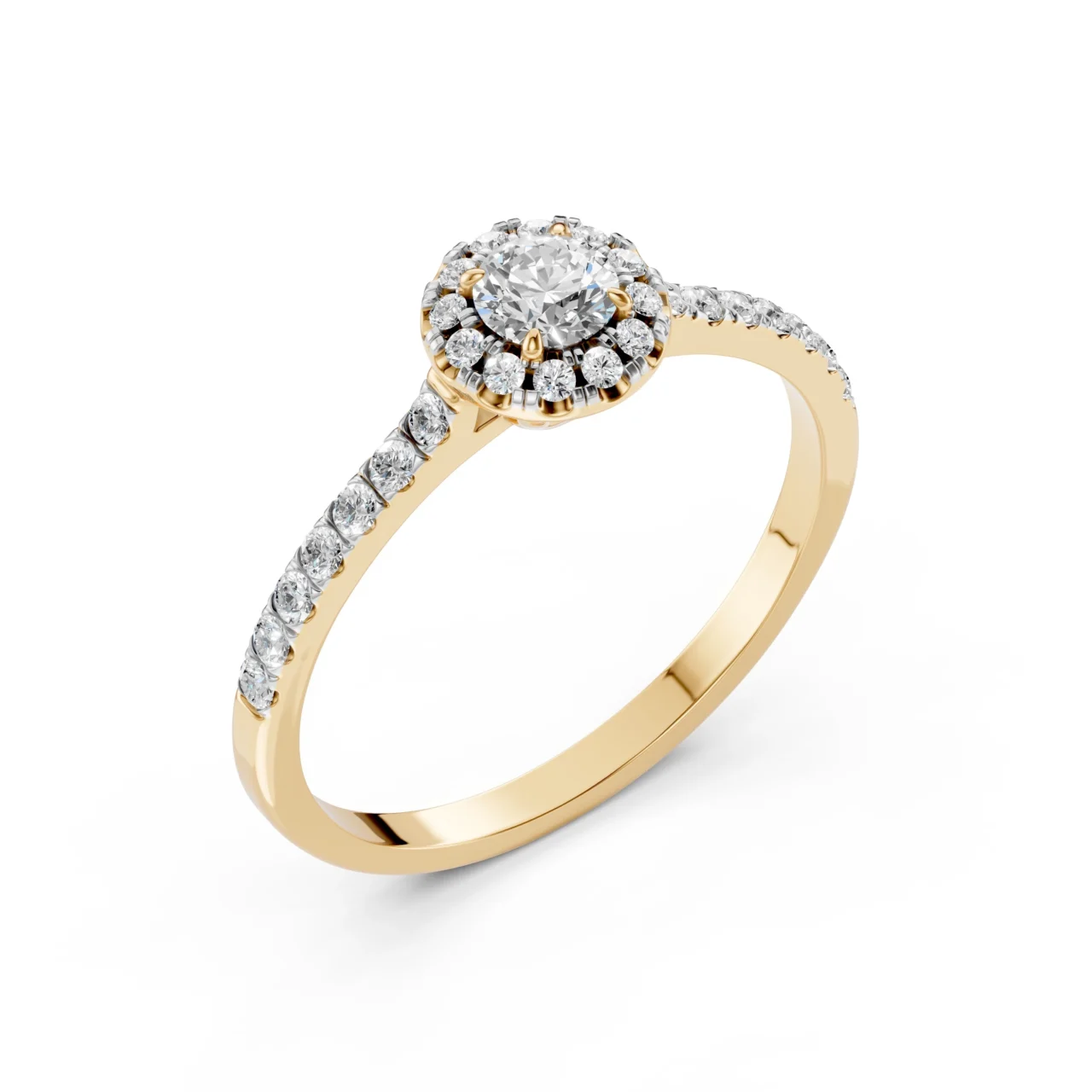 Каблучка Солітер Вічність 0.2 ct — фото 3
