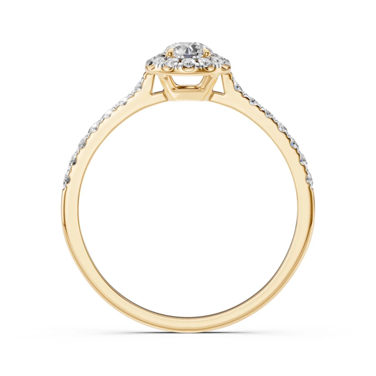 Каблучка Солітер Вічність 0.2 ct — фото 4