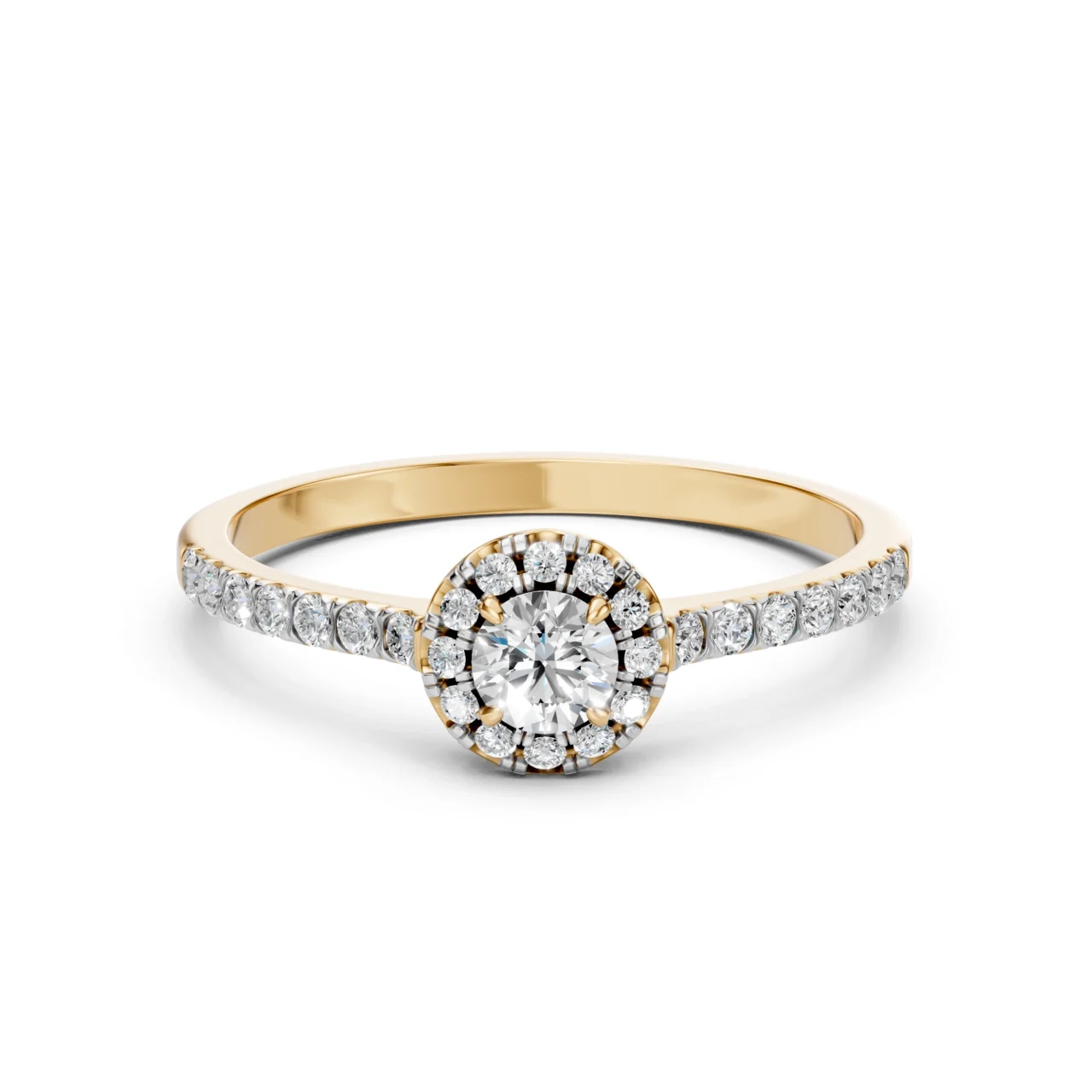 Каблучка Солітер Вічність 0.25 ct — фото 5