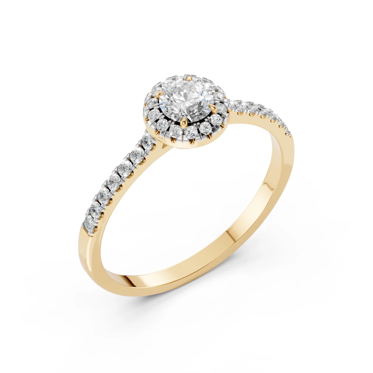 Каблучка Солітер Вічність 0.35 ct — фото 3