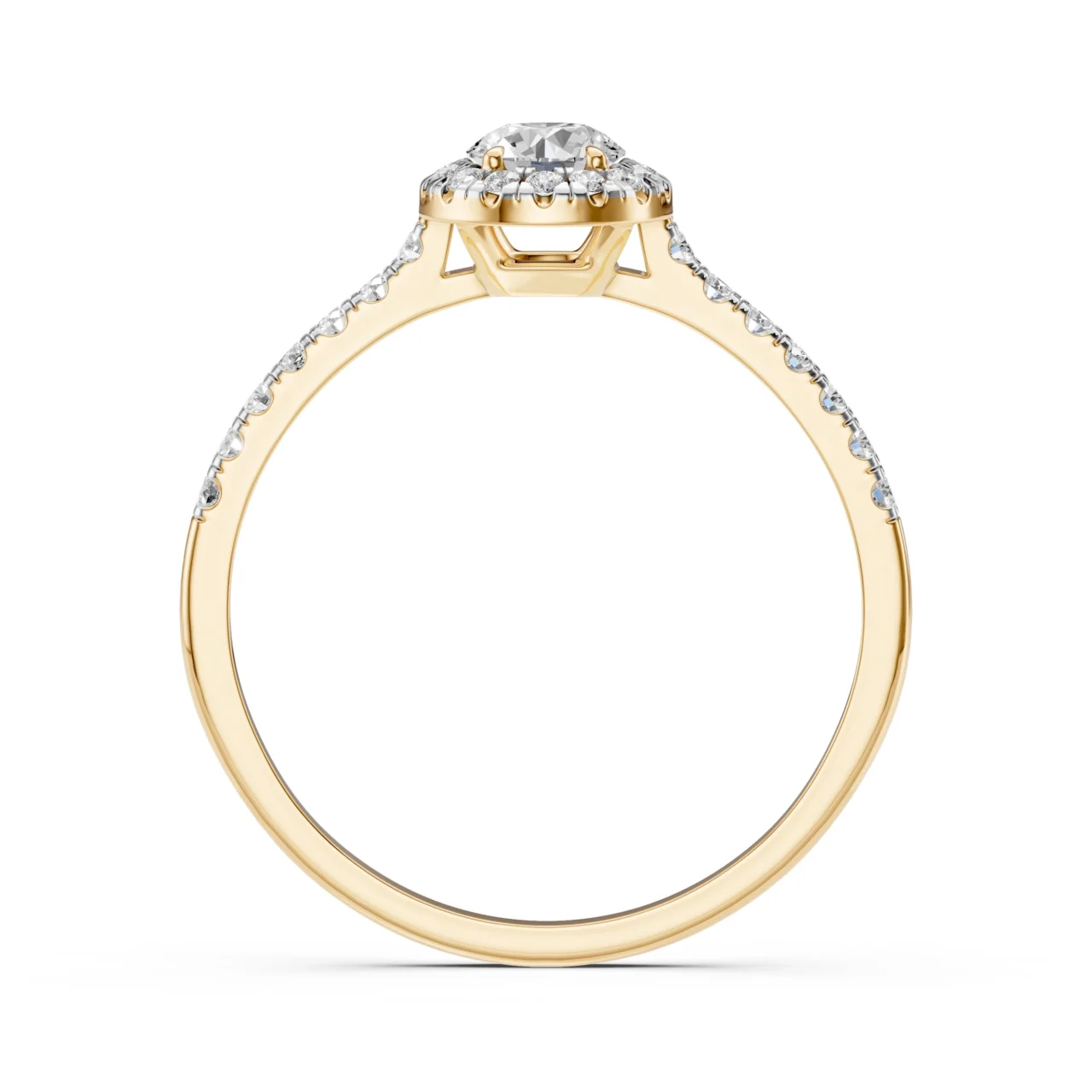 Каблучка Солітер Вічність 0.35 ct — фото 4