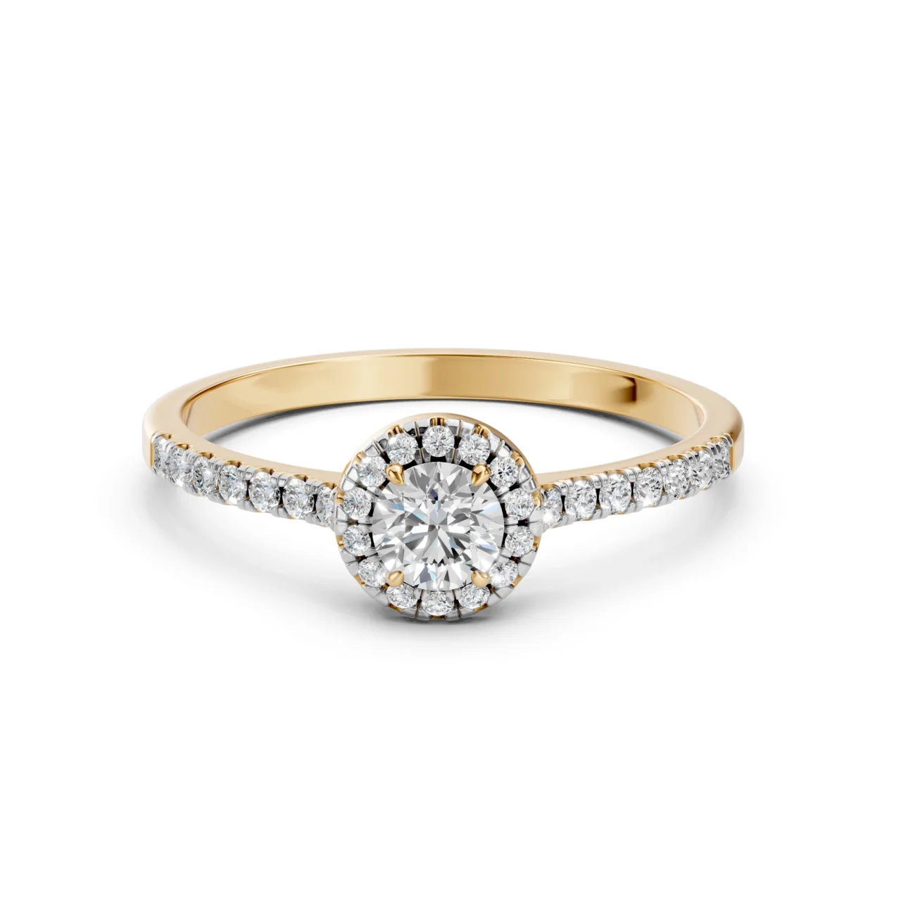 Каблучка Солітер Вічність 0.35 ct — фото 5