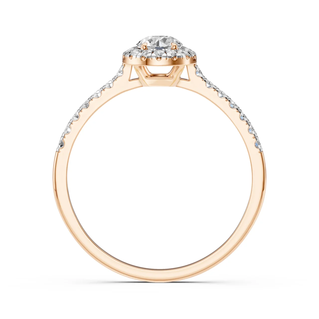 Каблучка Солітер Вічність 0.35 ct — фото 7