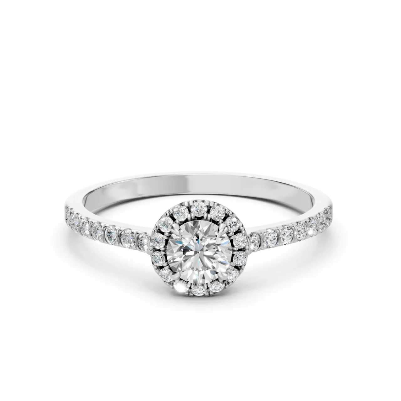 Каблучка Солітер Вічність 0.5 ct — фото 2
