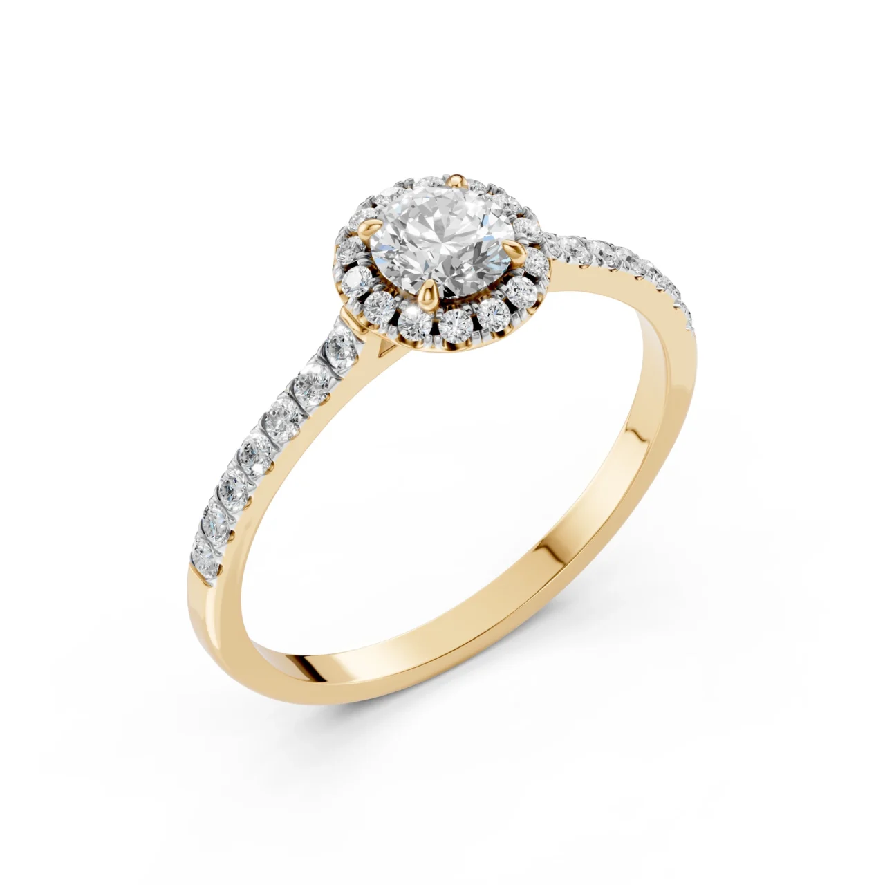Каблучка Солітер Вічність 0.5 ct — фото 3