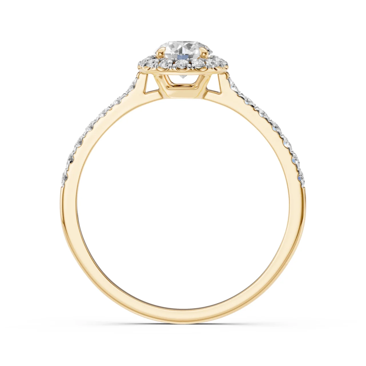 Каблучка Солітер Вічність 0.5 ct — фото 4