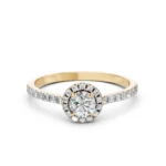 Каблучка Солітер Вічність 0.5 ct — фото 5