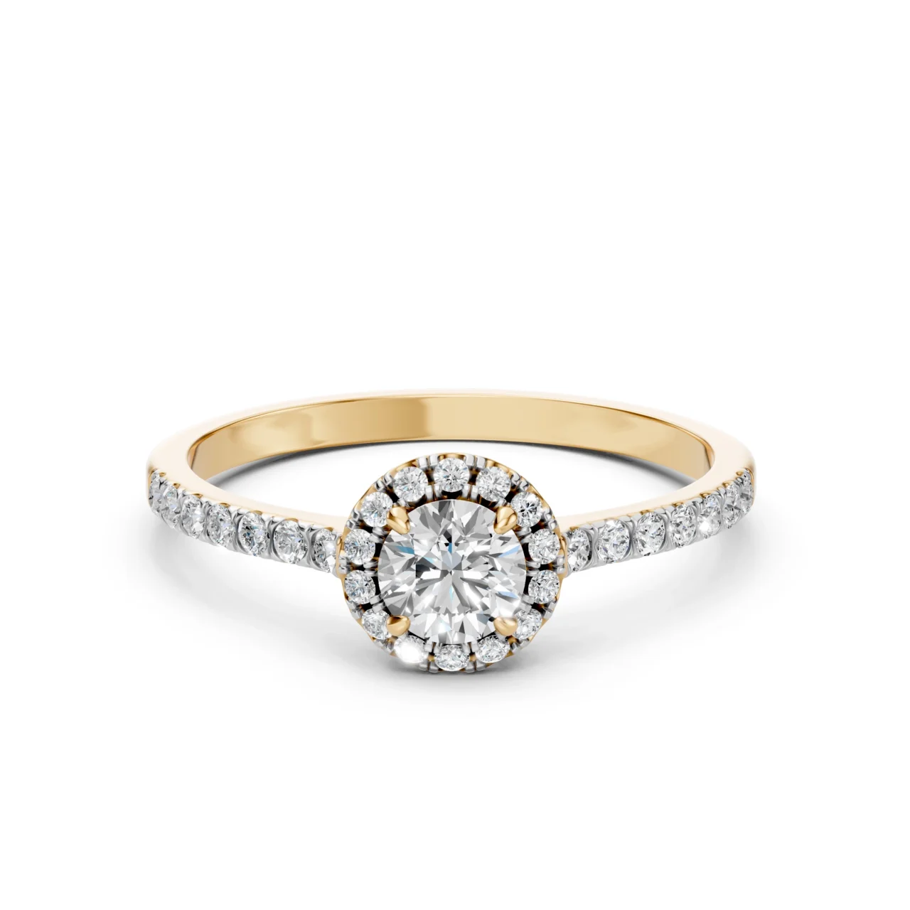 Каблучка Солітер Вічність 0.5 ct — фото 5