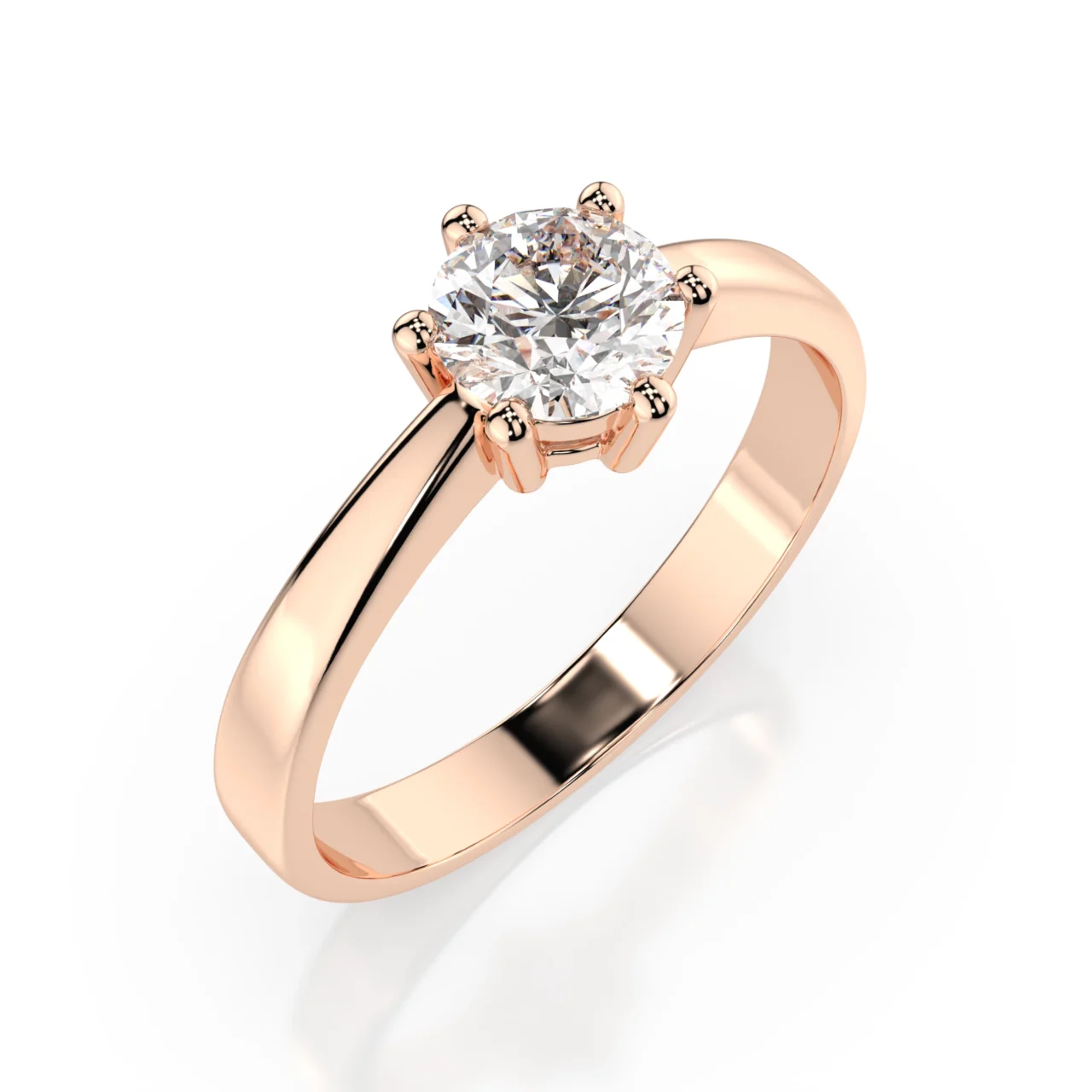 Каблучка Солітер 0.5 ct — фото 6