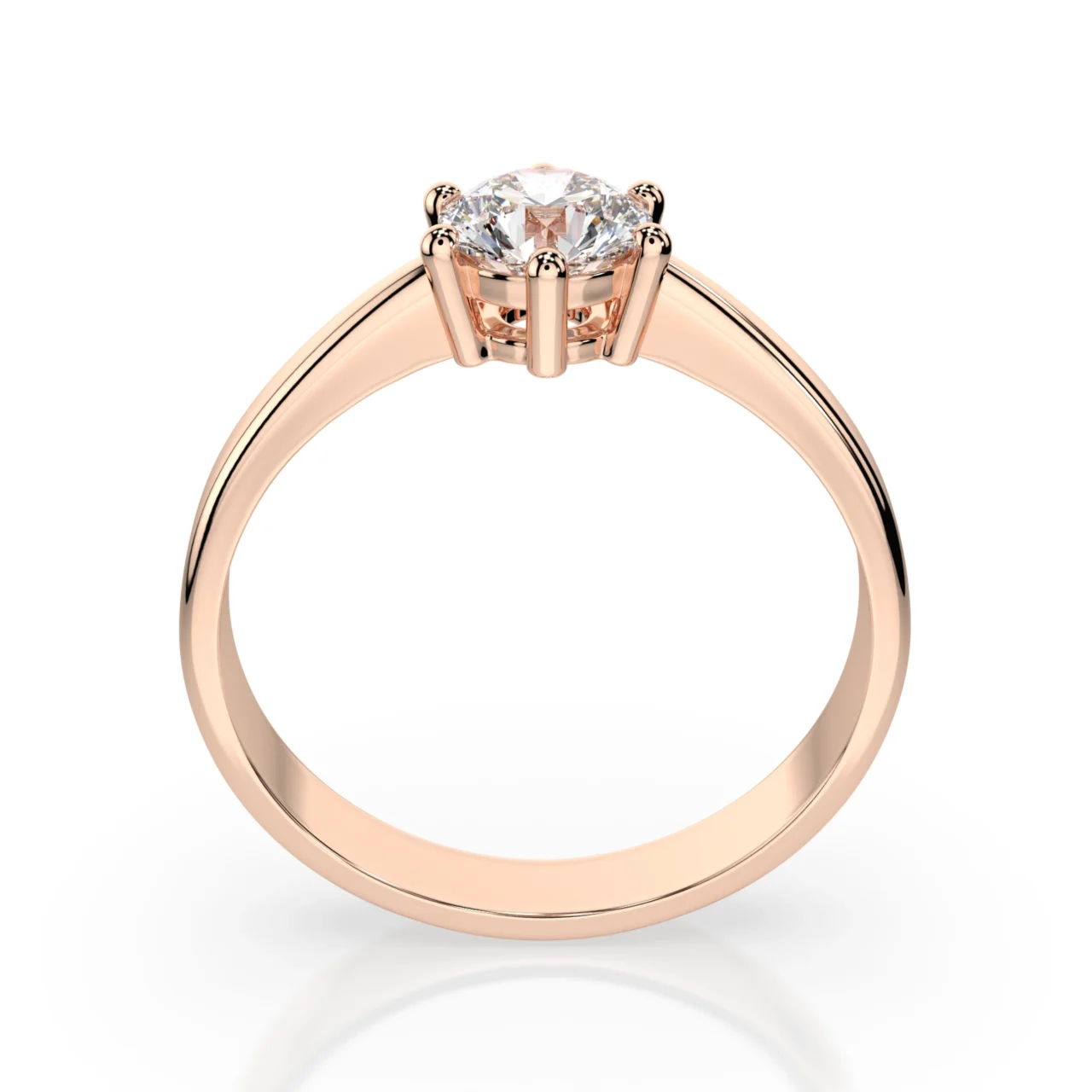 Каблучка Солітер 0.5 ct — фото 7