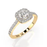 Каблучка Солітер Вічність 0.2 ct — фото 3