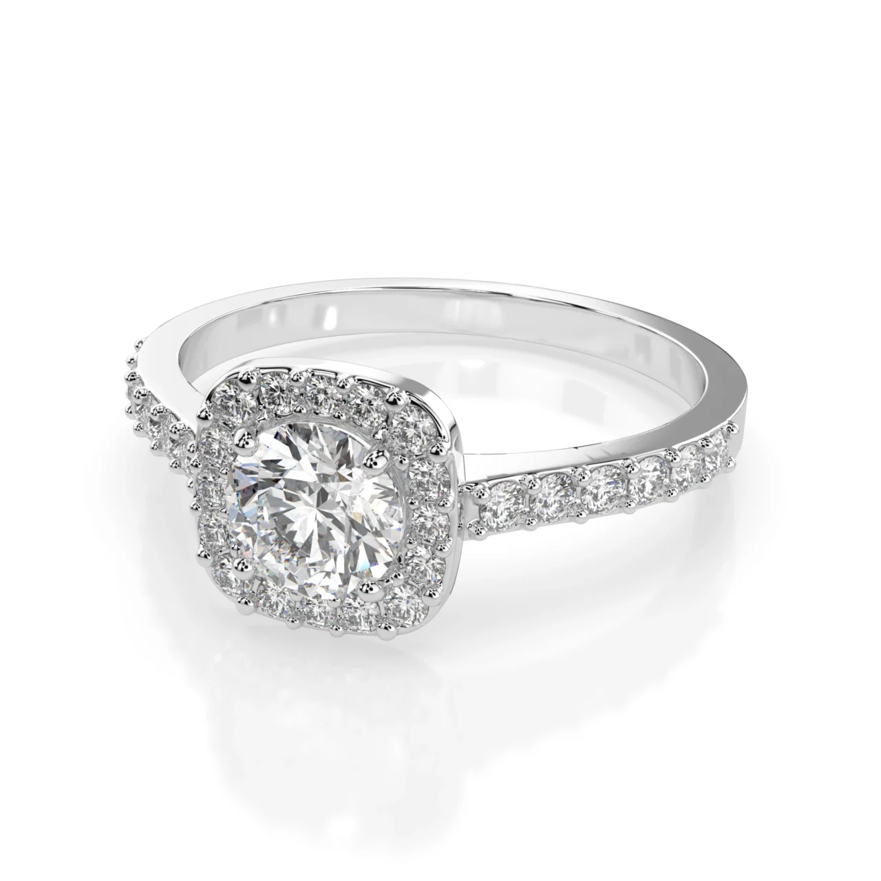 Каблучка Солітер Вічність 0.5 ct — фото 2