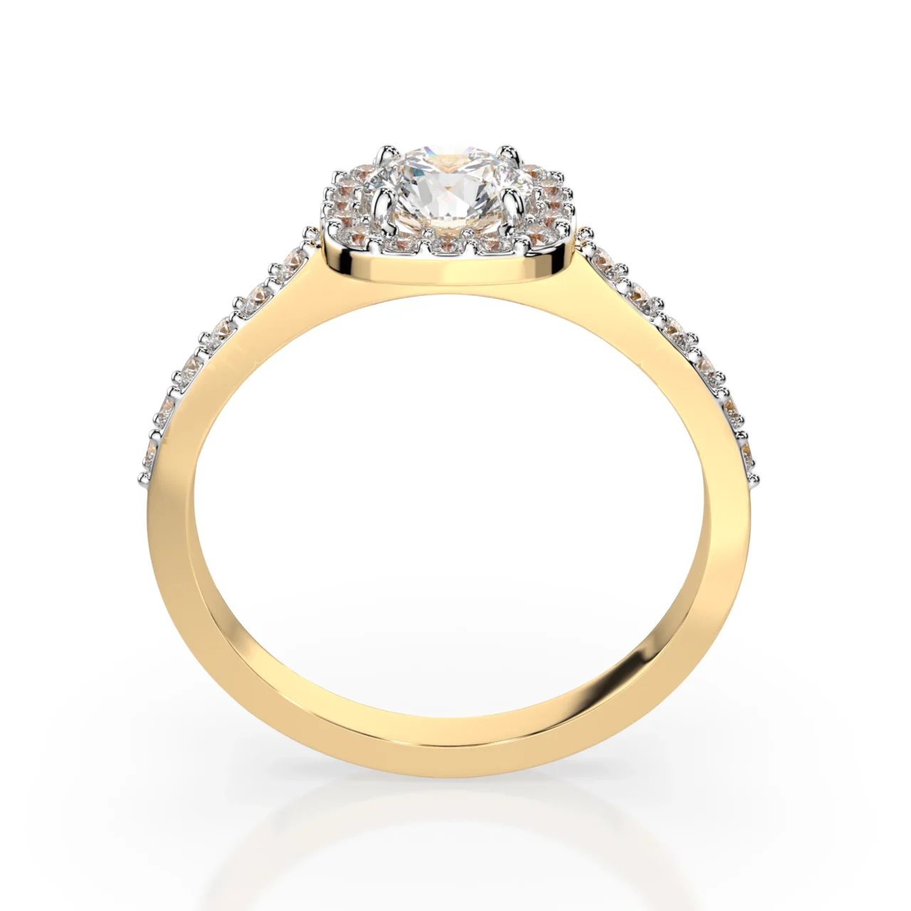 Каблучка Солітер Вічність 0.5 ct — фото 4