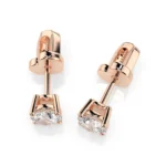 Сережки Солітер 0.6 ct — фото 7