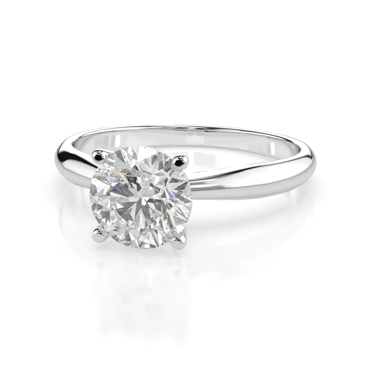 Каблучка Солітер 1.0 ct — фото 2