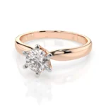 Каблучка Солітер 0.7 ct — фото 8