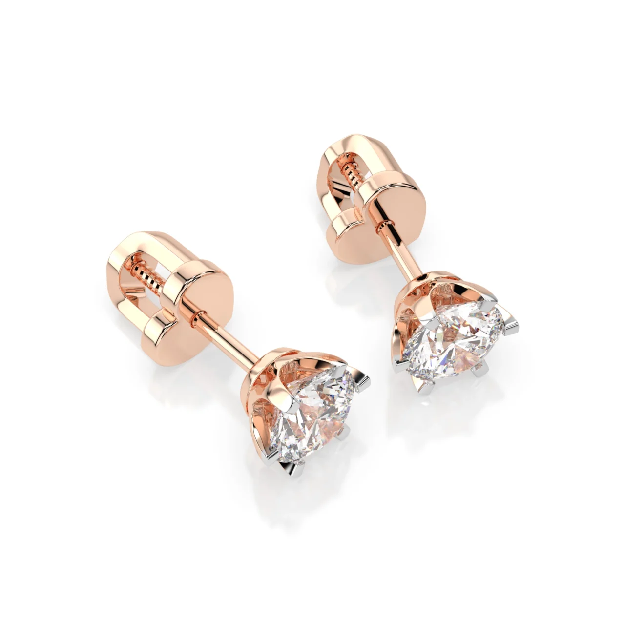 Сережки Солітер 1.4 ct — фото 7