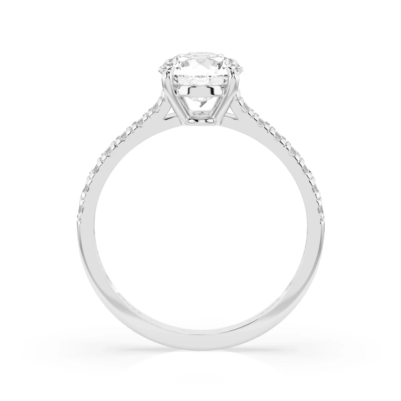 Каблучка Солітер Вічність 0.7 ct