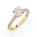 Каблучка Солітер Вічність 0.7 ct — фото 3