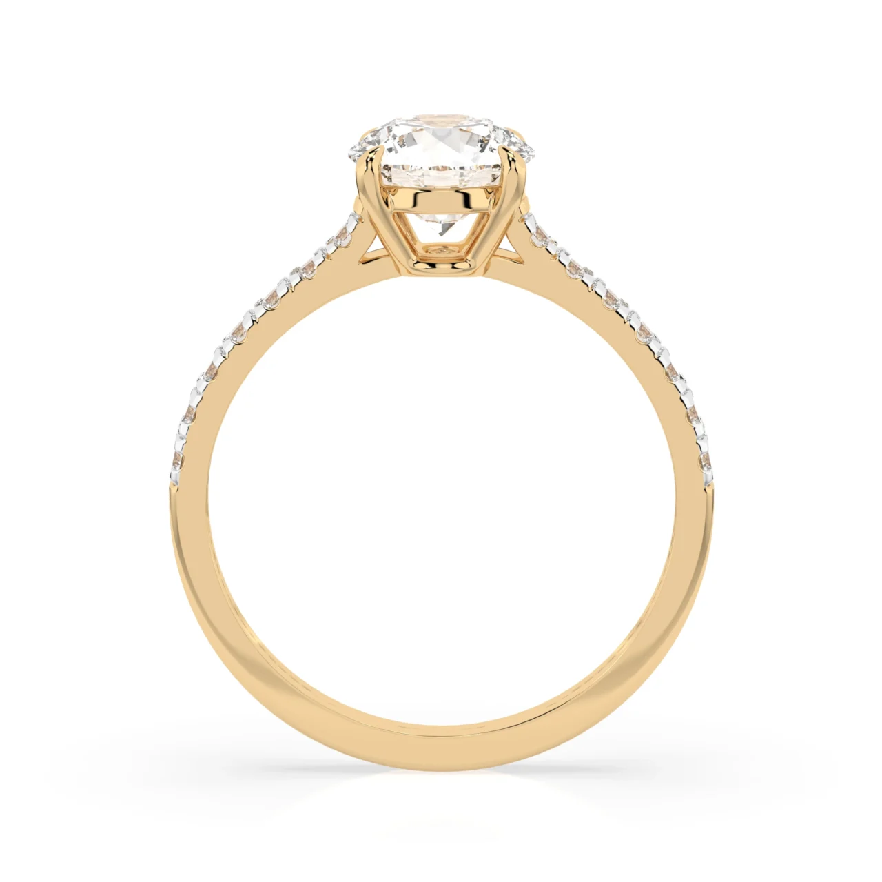Каблучка Солітер Вічність 0.7 ct — фото 4