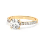 Каблучка Солітер Вічність 0.7 ct — фото 5