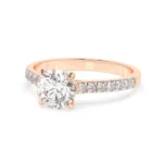 Каблучка Солітер Вічність 0.7 ct — фото 8