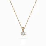 Кольє Солітер 0.3 ct — фото 3