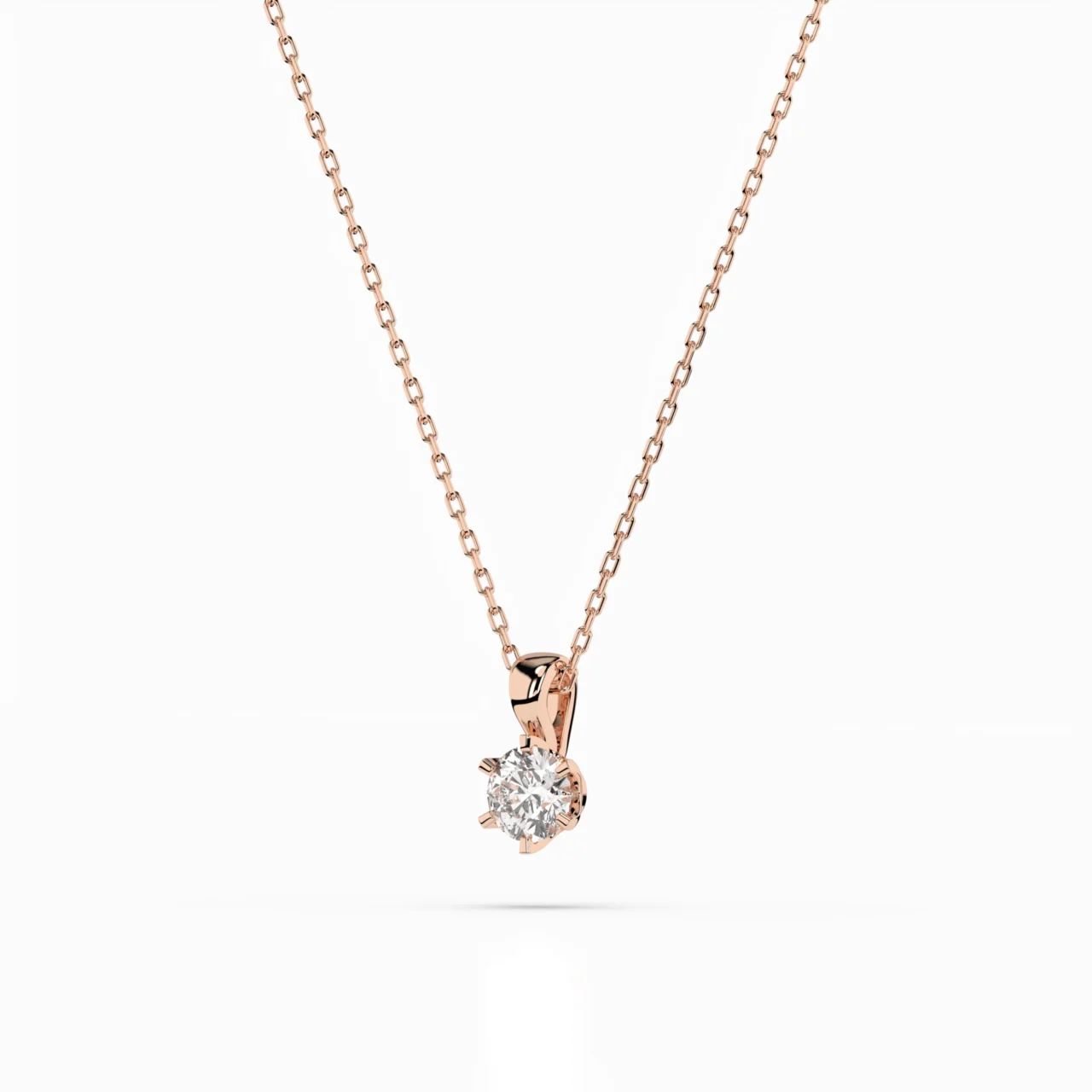 Кольє Солітер 0.3 ct — фото 7