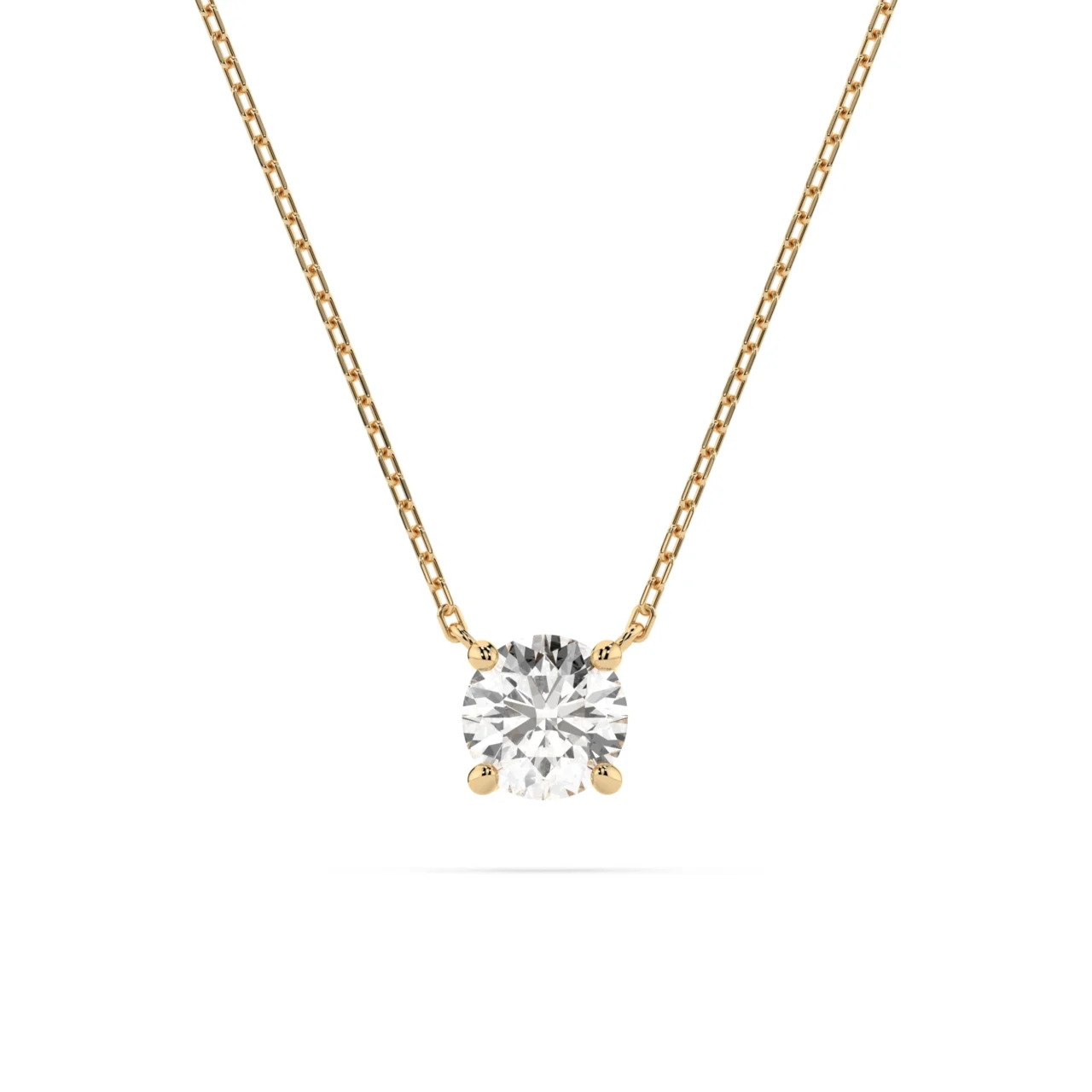 Кольє Солітер 0.5 ct — фото 3