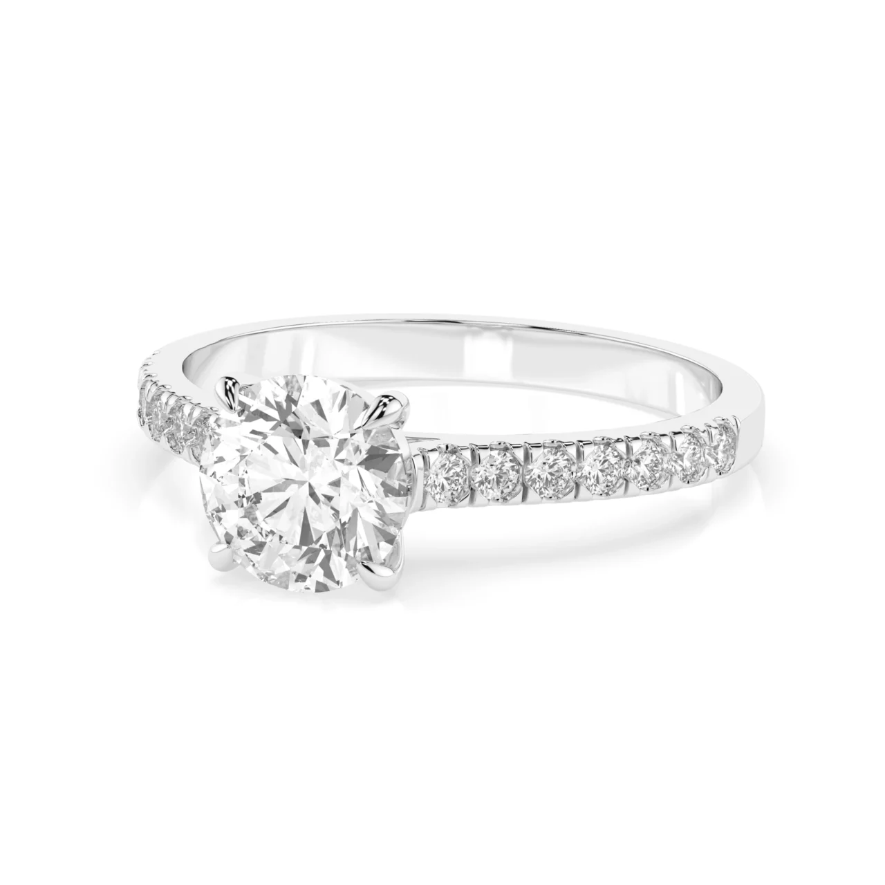 Каблучка Солітер Вічність 1.0 ct — фото 2