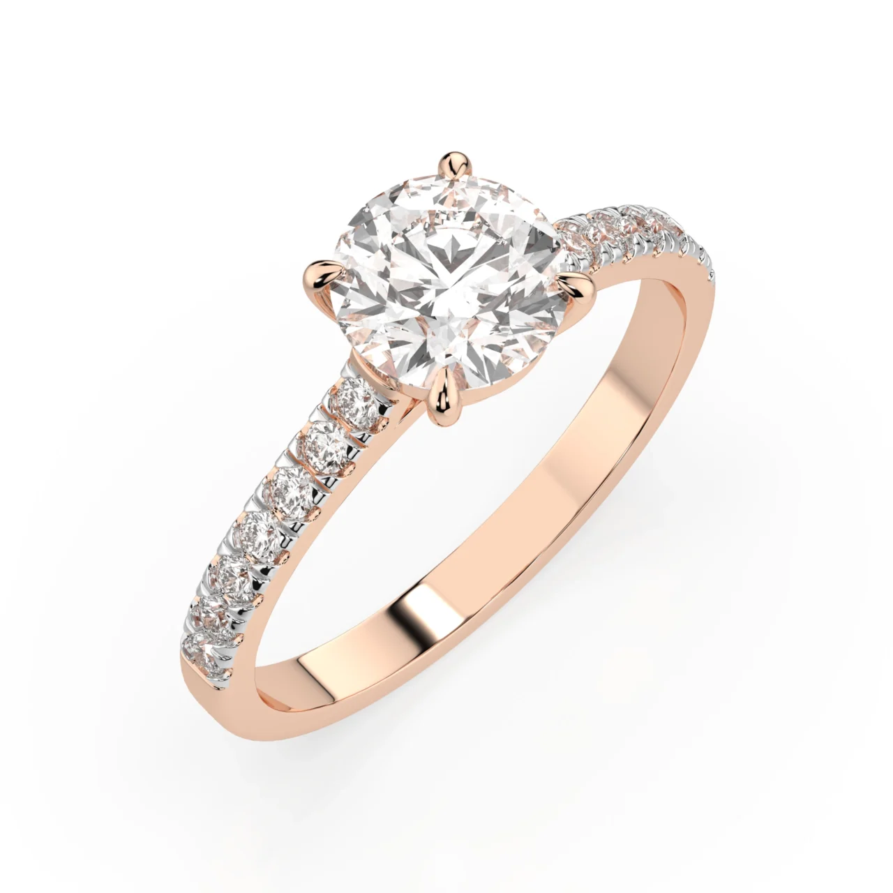 Каблучка Солітер Вічність 1.0 ct — фото 6