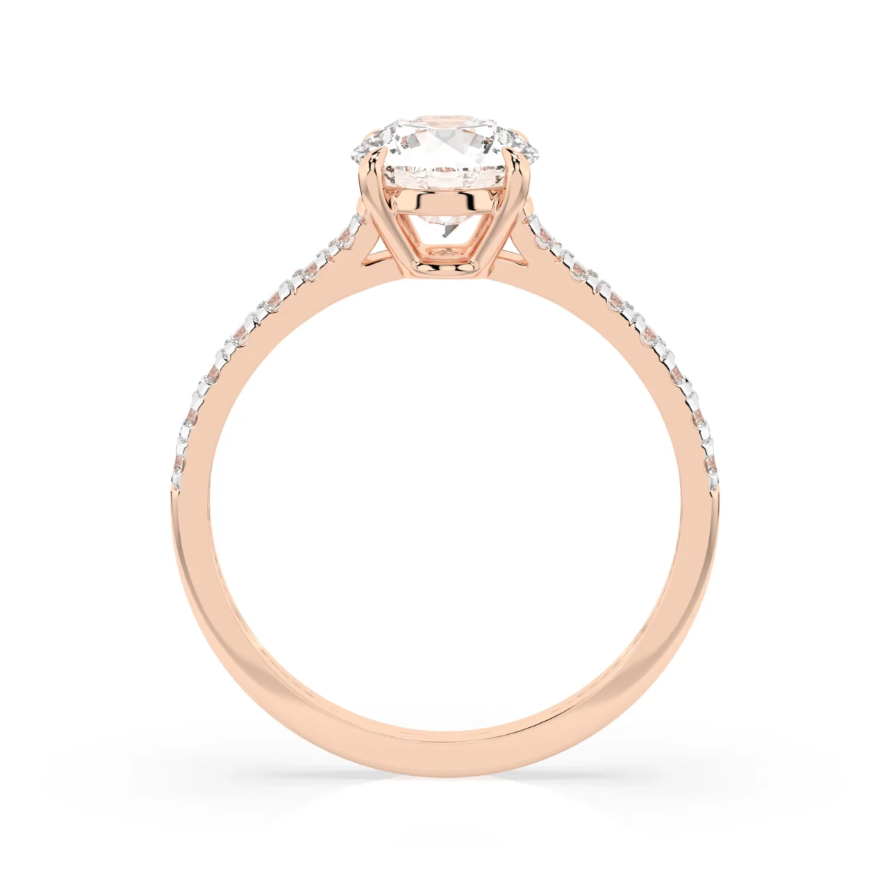 Каблучка Солітер Вічність 1.0 ct — фото 7