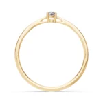 Каблучка Солітер 0.1 ct — фото 5