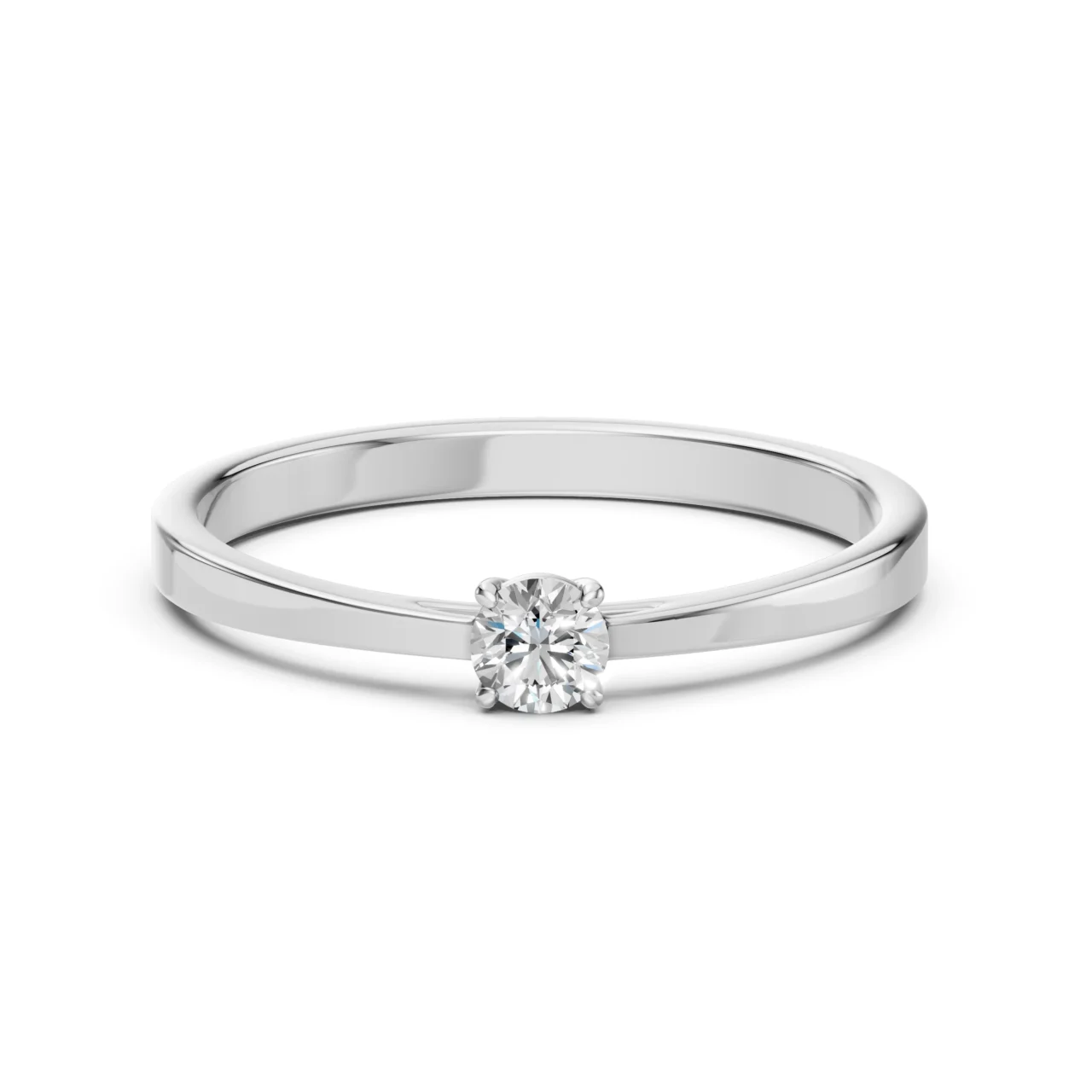 Каблучка Солітер 0.2 ct 3 Каблучка Солітер 0.2 ct — фото 3