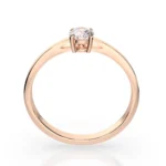 Каблучка Солітер 0.25 ct — фото 8