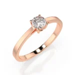 Каблучка Солітер 0.3 ct — фото 7