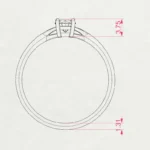 Каблучка Солітер 0.3 ct — фото 11