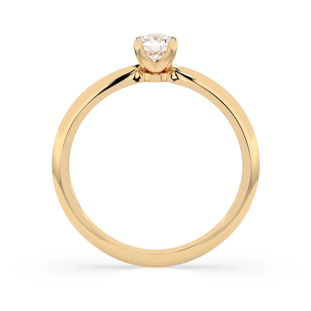 Каблучка Солітер 0.25 ct — фото 5