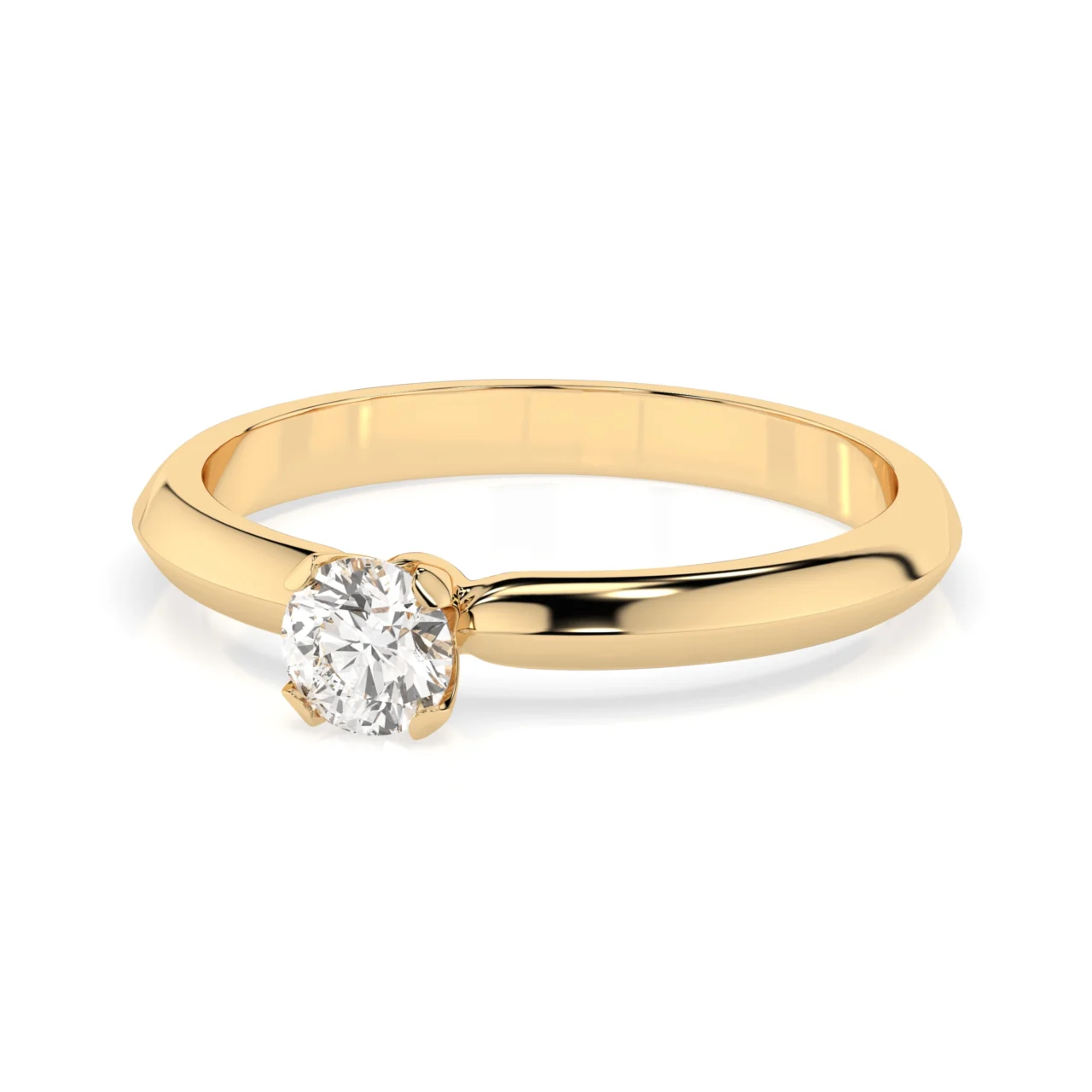 Каблучка Солітер 0.25 ct — фото 6