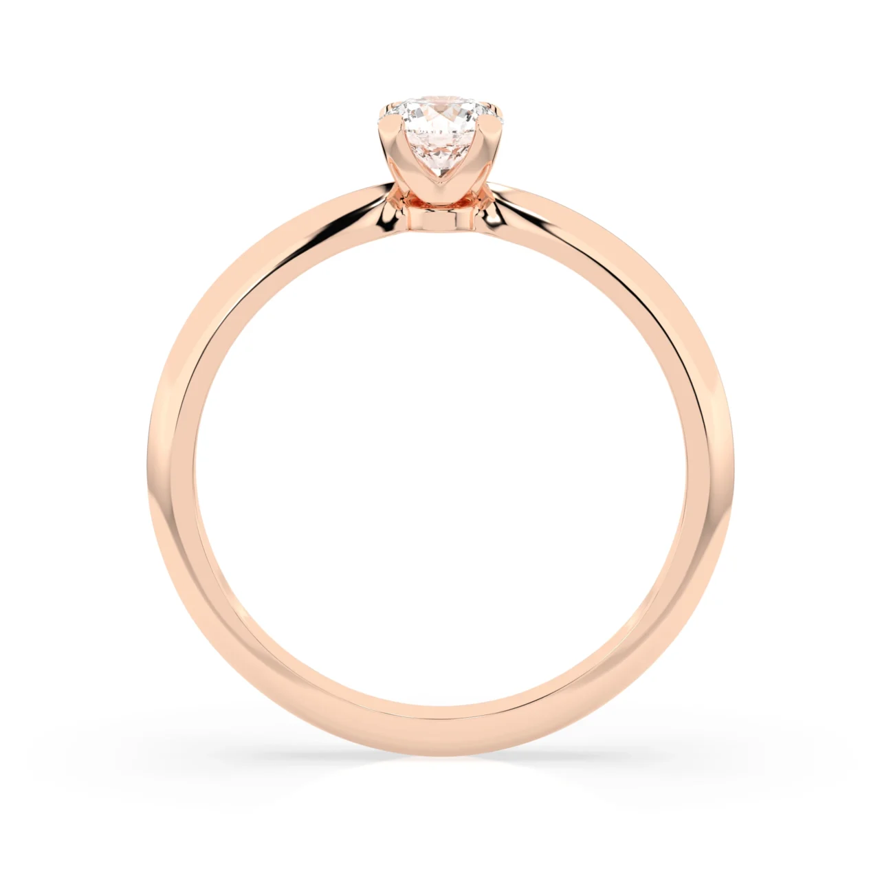 Каблучка Солітер 0.25 ct — фото 8