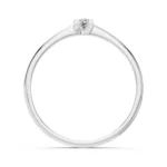Каблучка Солітер 0.1 ct — фото 2