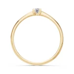 Каблучка Солітер 0.1 ct — фото 5