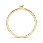 Каблучка Солітер Вічність 0.07 ct — фото 5