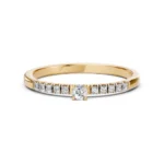 Каблучка Солітер Вічність 0.07 ct — фото 6