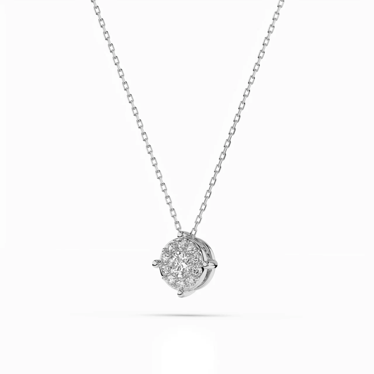 Кольє Солітер Вічність 0.06 ct — фото 2