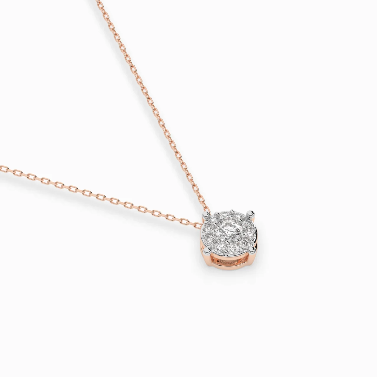 Кольє Солітер Вічність 0.06 ct — фото 9